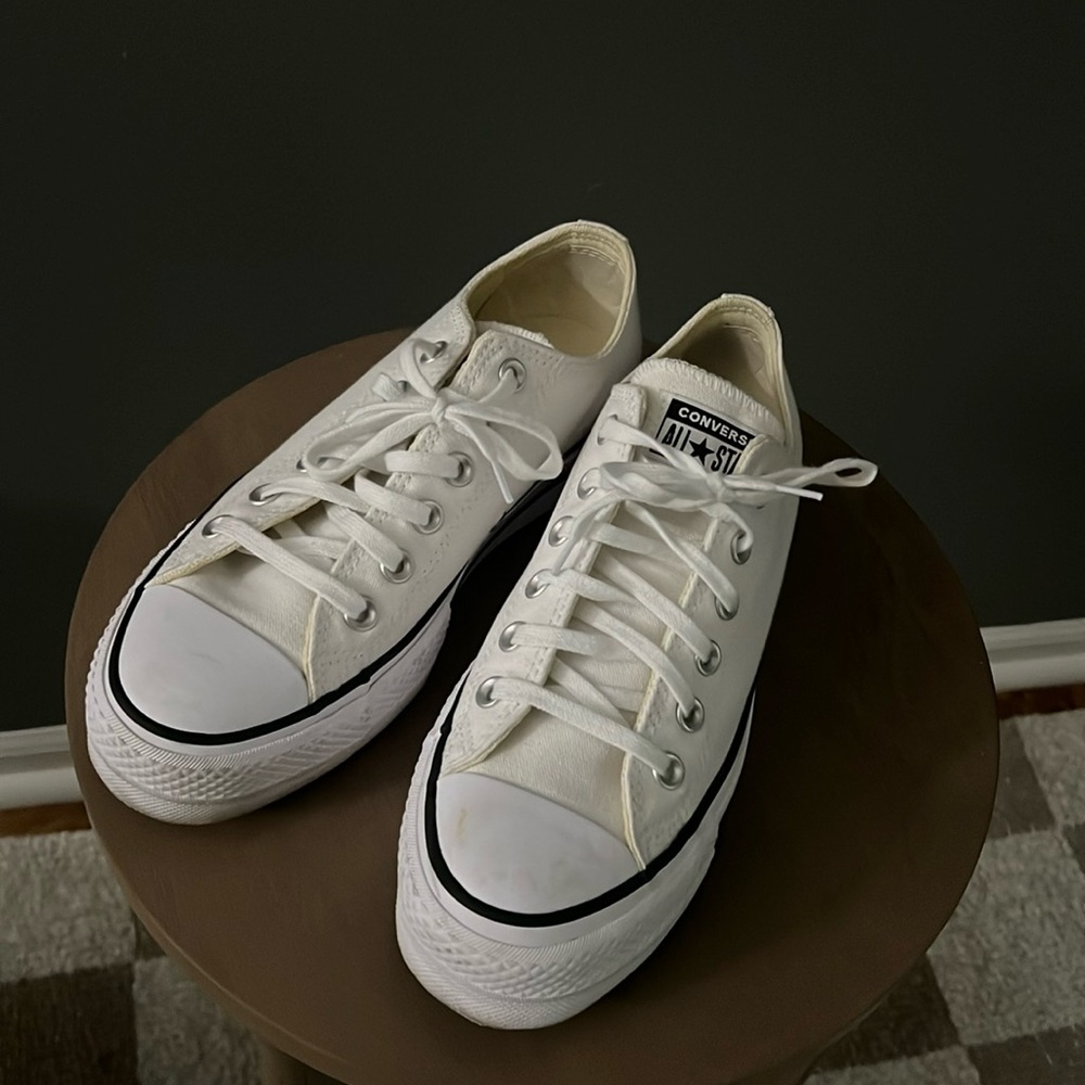 Converse White Low-Top Sneakers